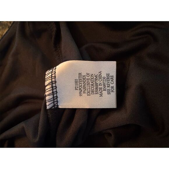 Crave  Fame Women's Black Mock Turtleneck Sleeveless Bodysuit Size S - Picture 8 of 9